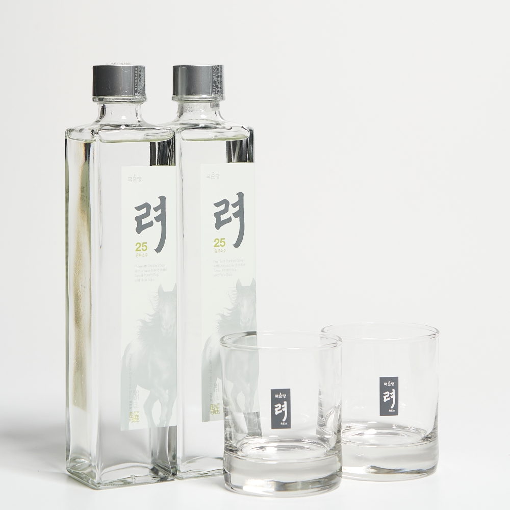 려 고구마 소주 25도 선물세트 특2호 375ml 2본입(쌀블렌딩) 증류주 국순당 여주 - 상세 이미지 4