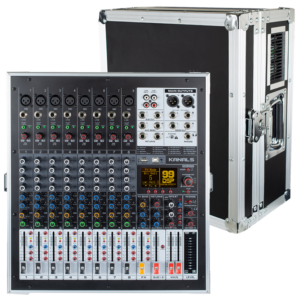 카날스 BKT-1400H 파워드믹서 이동식 하드케이스 일체형