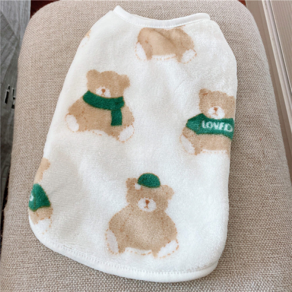 강아지 옷 토끼 곰돌이 잠옷 수면 조끼 S-2XL - 상세 이미지 5