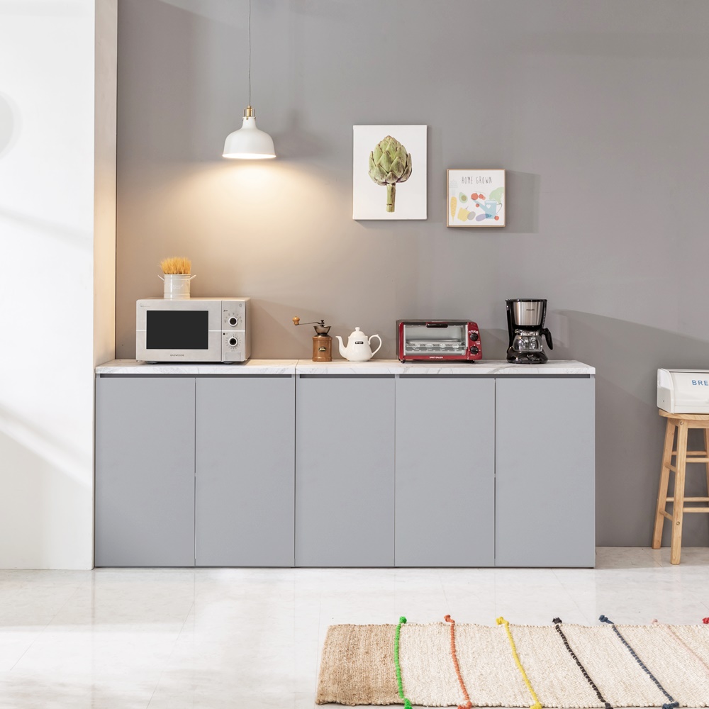 코드쿡 홈카페장 정수기다이 커피머신 선반 주방선반장 하부장