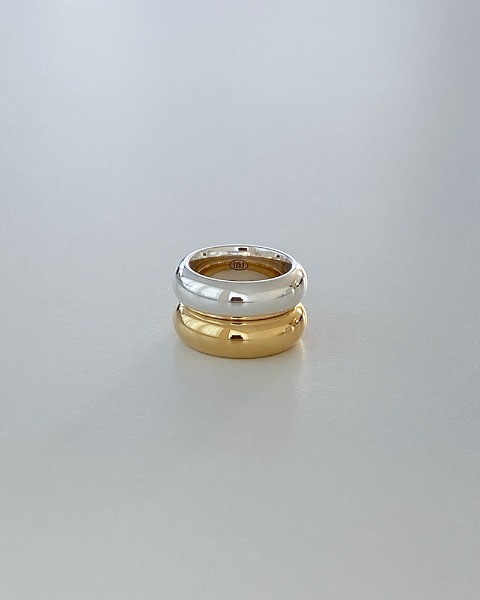 각인무료 1+1 아이엠 6.6mm 실버볼드링 쌍가락지 - 상품 이미지
