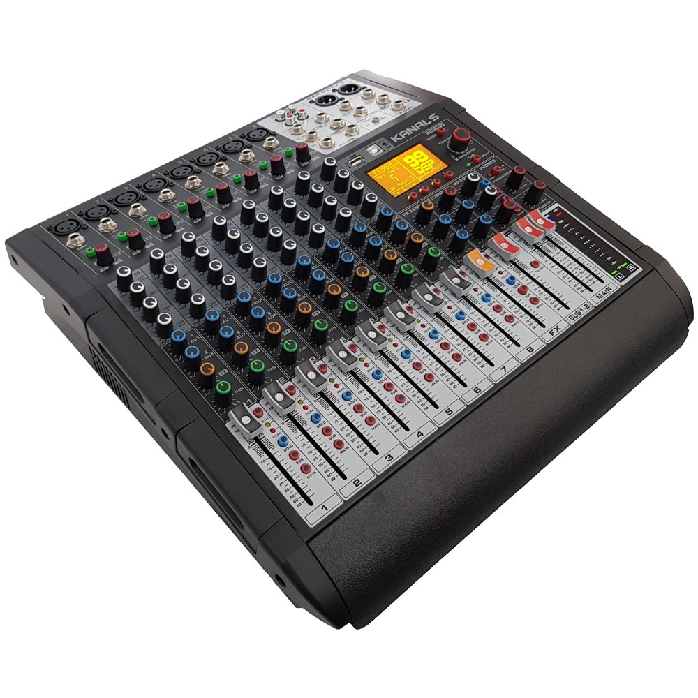 카날스 BKT-1400 파워드 믹서 오디오 인터페이스 내장