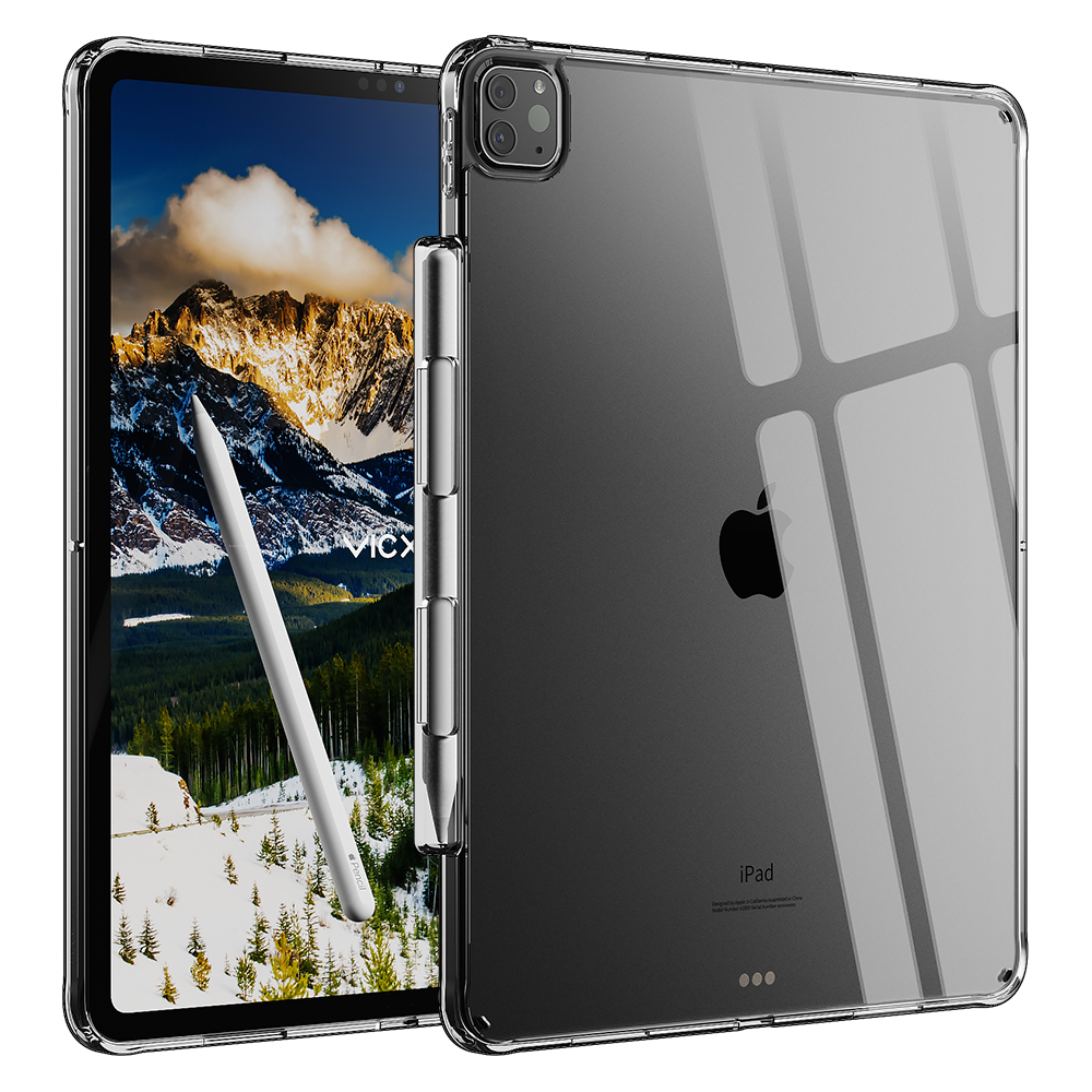 빅쏘 아이패드 프로 케이스 11인치 6세대 5세대 애플펜슬 수납 투명