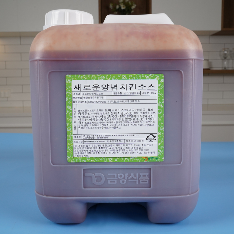 금양식품 새로운 양념치킨소스 순한맛 10KG - 메인 이미지