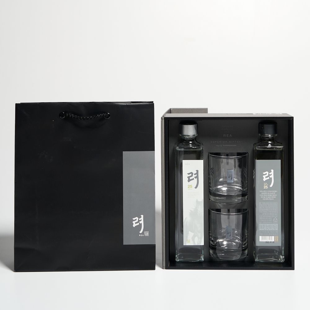 려 25도 선물세트 특3호 375ml 2본입(쌀블렌딩+고구마 소주) 증류주 국순당 여주 - 상세 이미지 5
