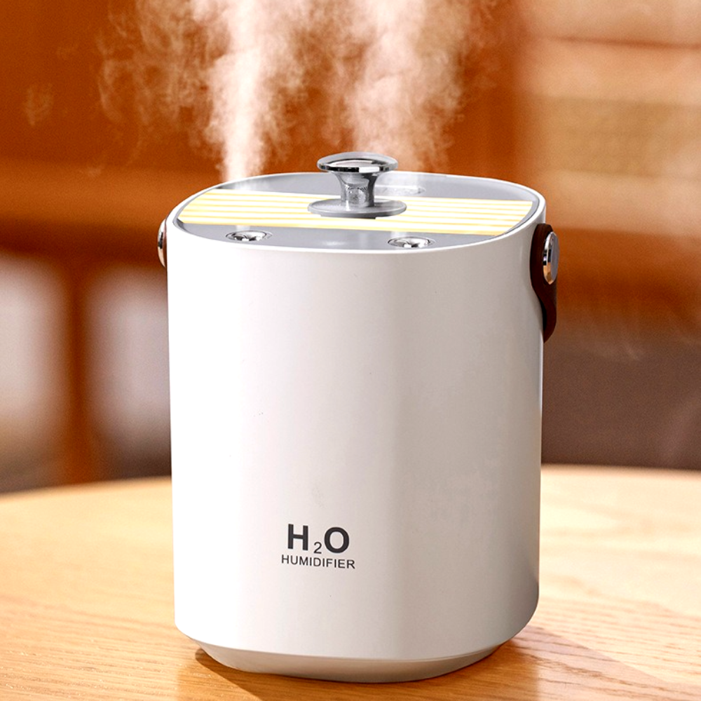 헤몬 미니 가습기 휴대용 탁상용 책상 무드등 가습기 1L