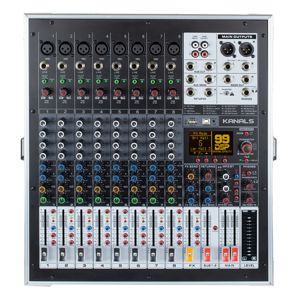 카날스 BKT-1400H 파워드믹서 이동식 하드케이스 일체형