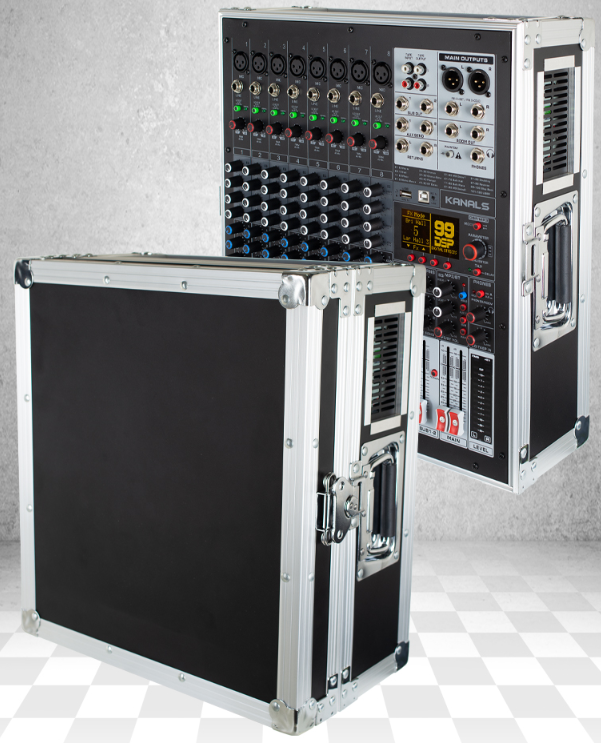 카날스 BKT-1400H 파워드믹서 이동식 하드케이스 일체형