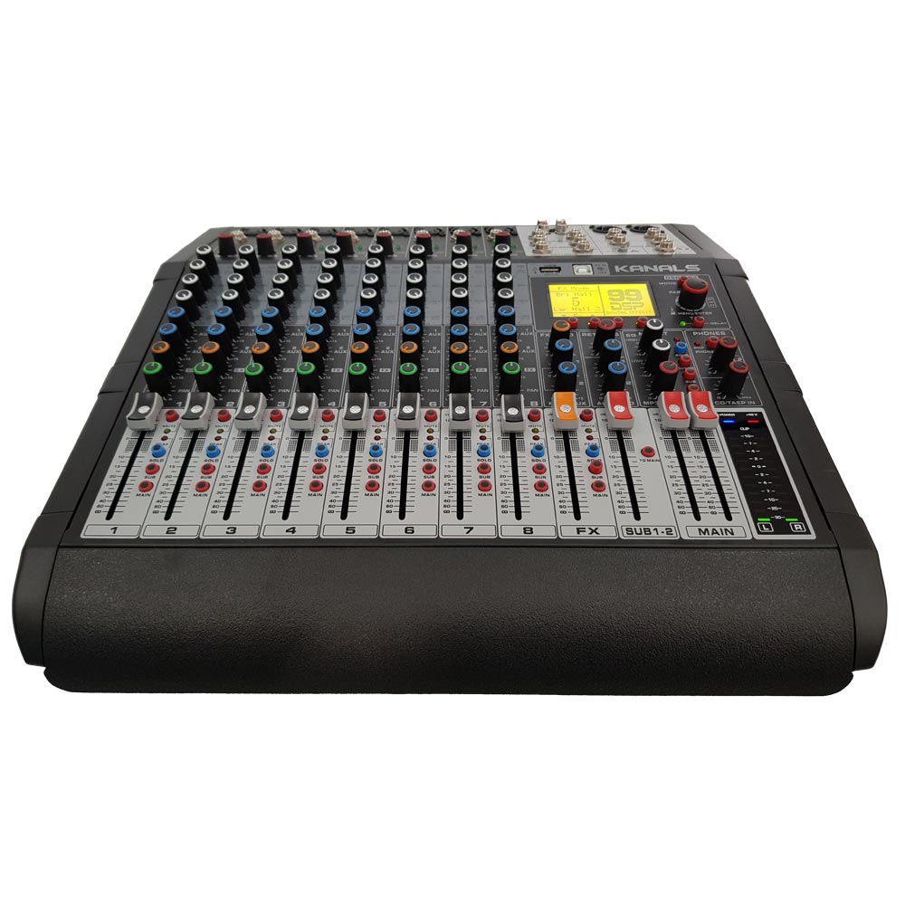 카날스 BKT-1400 파워드 믹서 오디오 인터페이스 내장