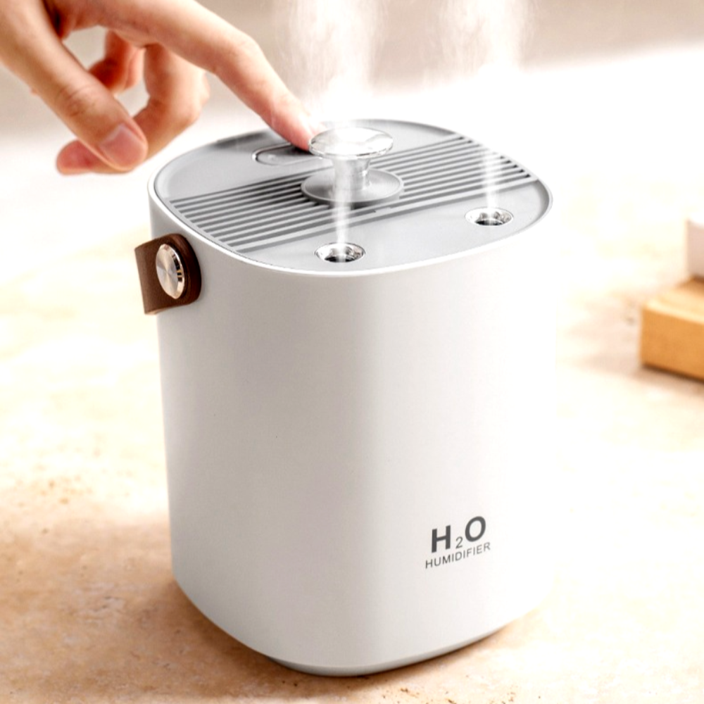 헤몬 미니 가습기 휴대용 탁상용 책상 무드등 가습기 1L