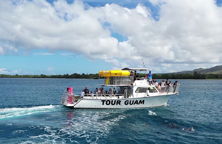 [에메랄드벨리 무료방문]괌 파란 돌핀크루즈 Paran Dolphin Watching Cruise