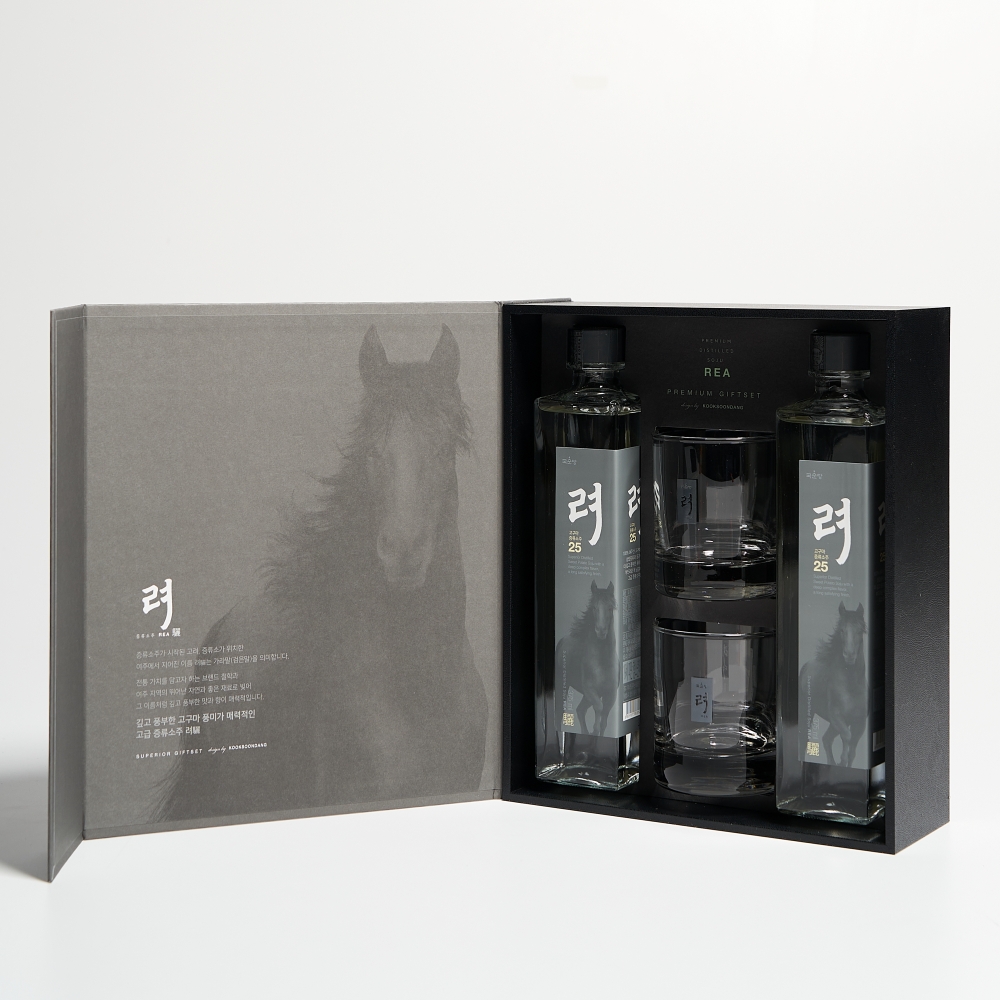 려 고구마 소주 25도 선물세트 특1호 375ml 2본입(고구마100%) 증류주 국순당 - 상세 이미지 2