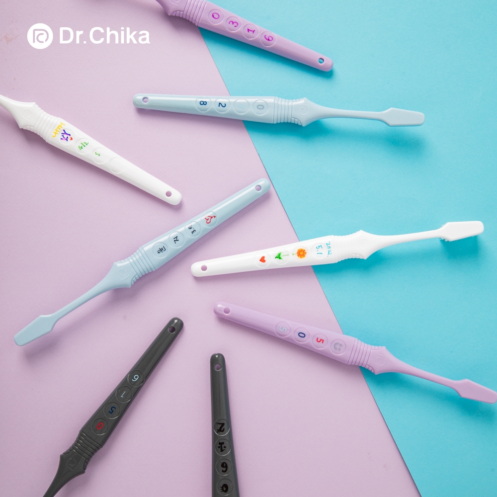 9개 세트 닥터치카 특허 받은 펜그립 칫솔 치과전용 (3종류 선택 가능) - 상품 이미지