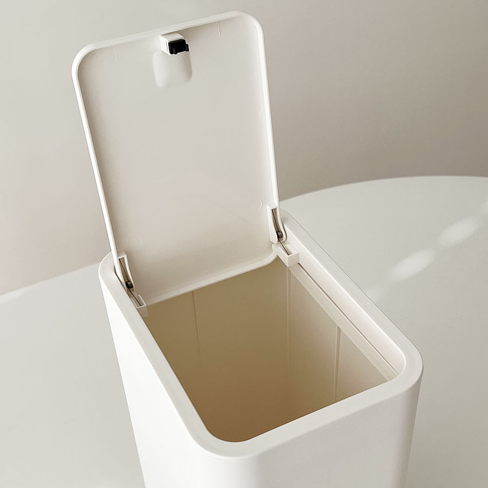 인테리어 원터치 화장실 슬림 쓰레기통 10L 휴지통 - 상세 이미지 5