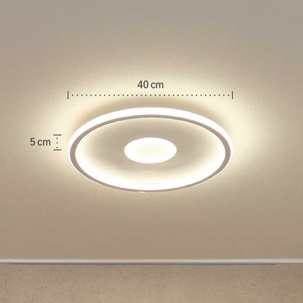 LED등 LED 직부등 그리마 원형 40W - 상세 이미지 2