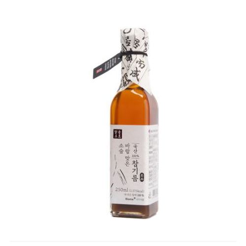 [바이오스타그룹](신세계 강남점)소슬바람 맞은 참기름  250ml : 신세계백화점