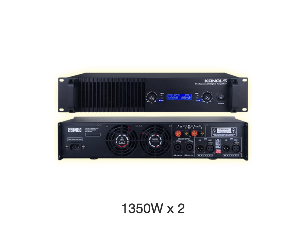 카날스 KD-2700 카날스 앰프 2CH 4옴 1350W+1350W - 상품 이미지