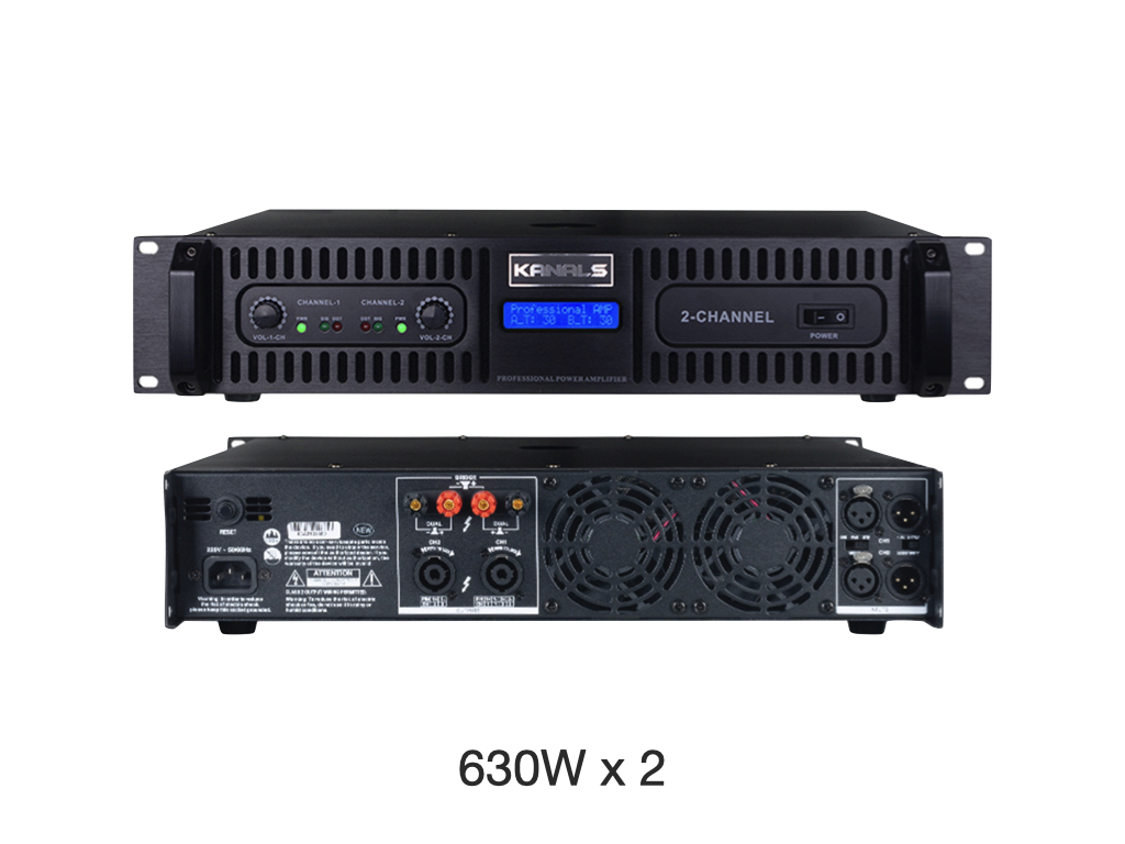 카날스 BKA-1300 파워 앰프 2CH 4옴 630W+630W - 상품 이미지