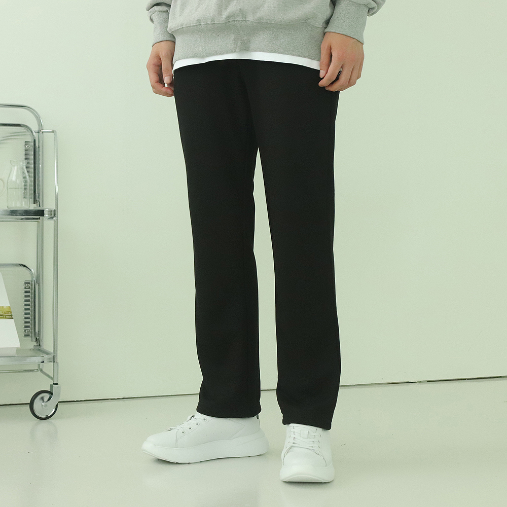 남자면바지 밴딩팬츠 테이퍼드핏 트레이닝 남자와이드팬츠 이미지 2