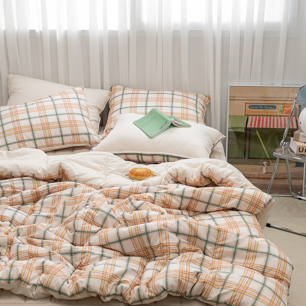 먼지없는 사계절 기숙사 이불 베개 세트 침구세트 신학기 알러지케어 비비드 슈퍼싱글