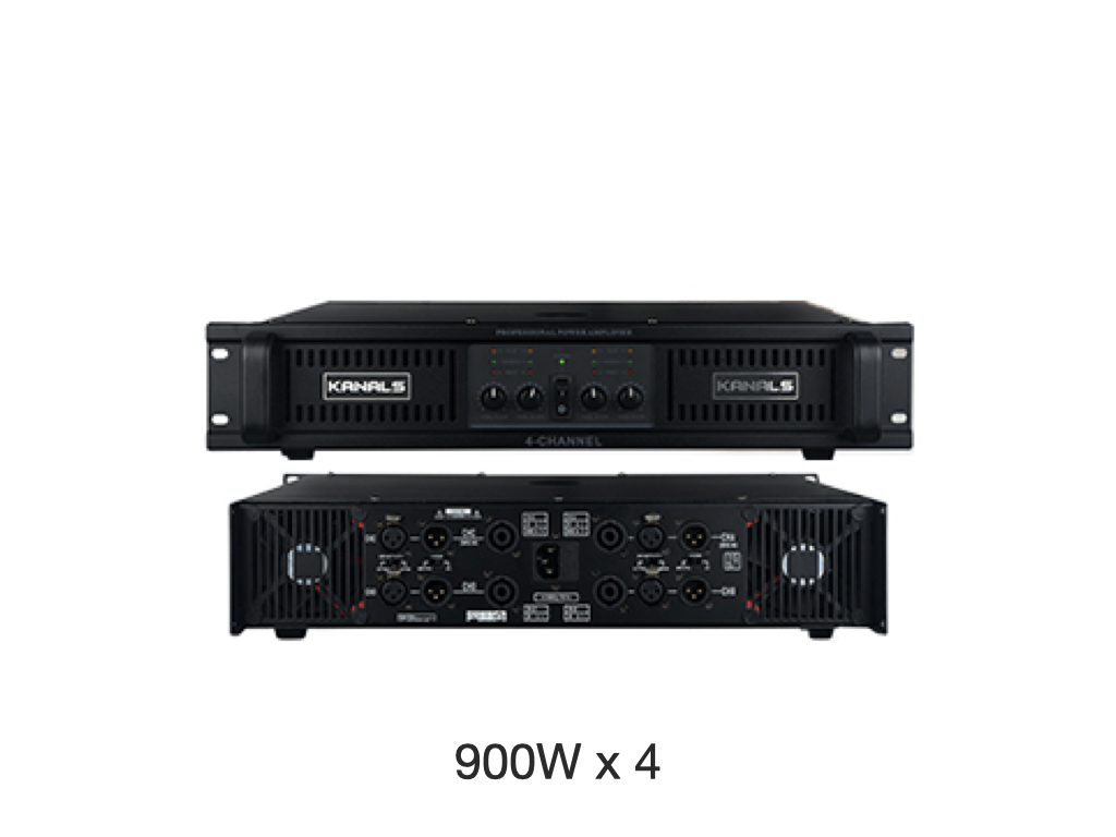 카날스 BK4-3600 파워앰프 4채널 2400W - 상품 이미지
