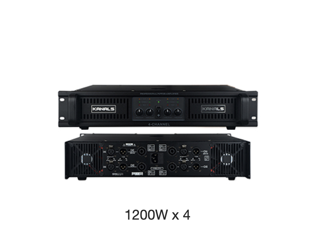 카날스 BK4-4800 파워 앰프 4채널 고출력 4800W - 상품 이미지