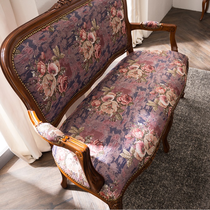 2인용 엔틱 쇼파 고급 소파 예식장 쇼파 넓은 명품 쇼파