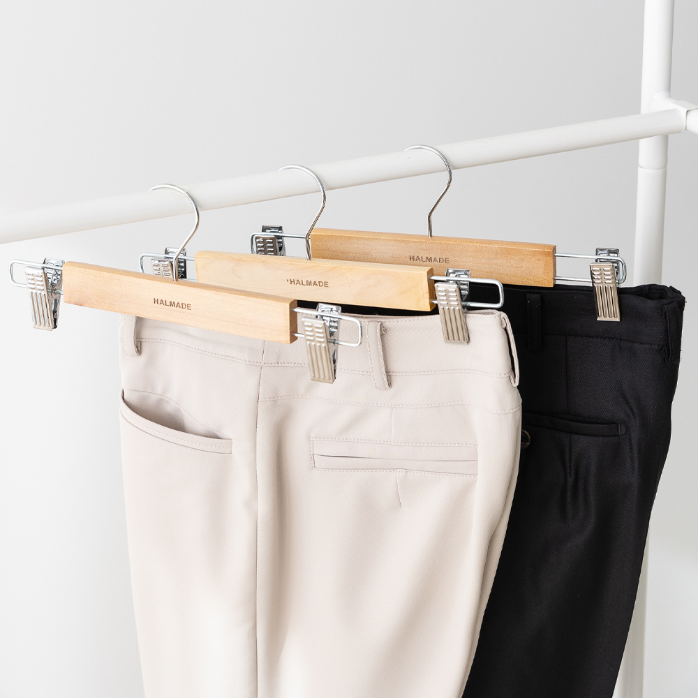 할메이드 원목 집게 치마걸이 바지걸이 1p