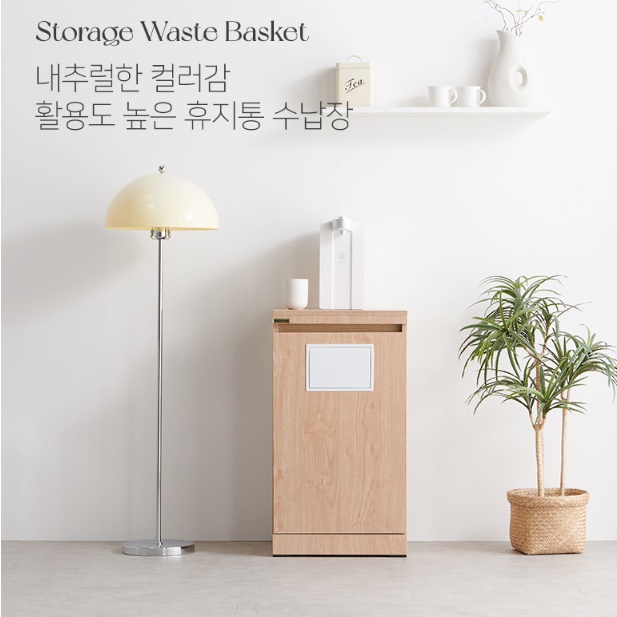 정수기거치대 커피머신테이블 정수기장 하이그로시수납장 400 - 상세 이미지 4