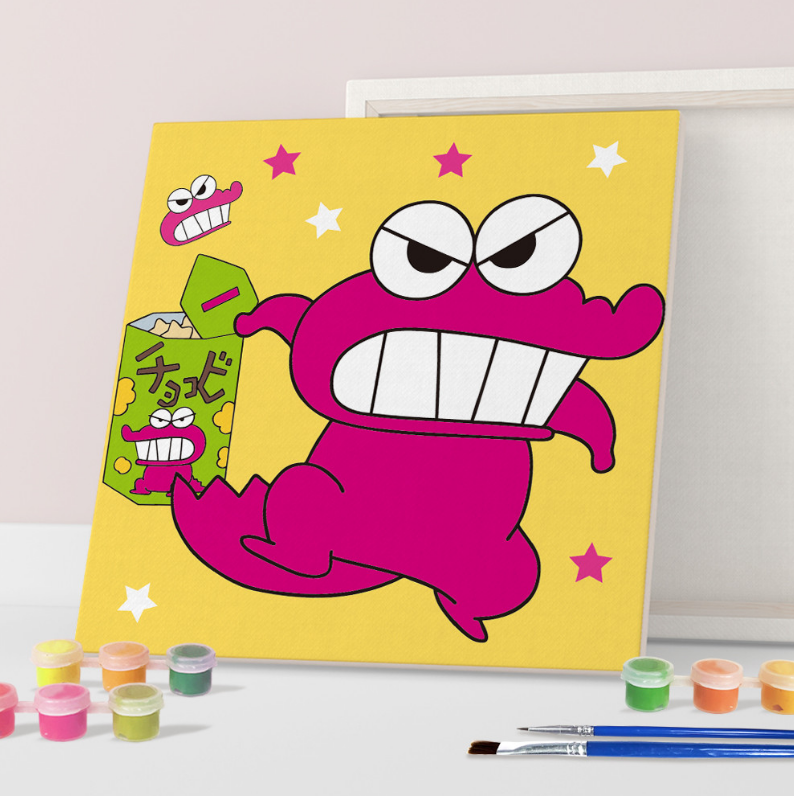 짱구 와니야마상 20x20 / 유화 명화 그림 그리기 DIY 세트