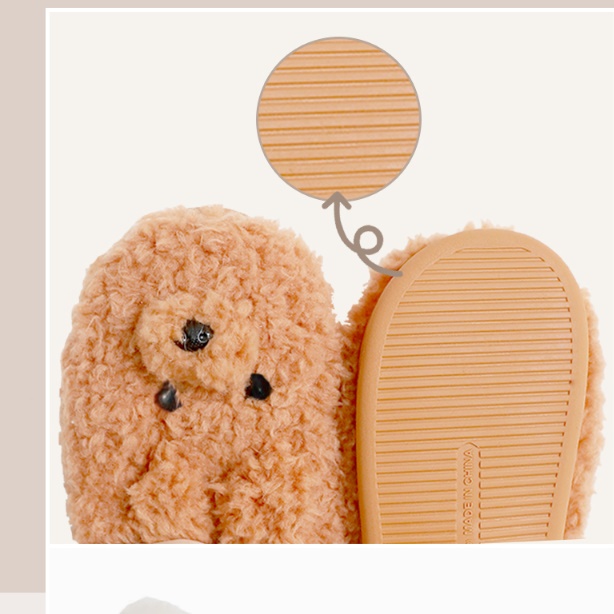 따뜻한 겨울용 커플 겨울 실외 슬리퍼 강아지 캠핑 털슬리퍼