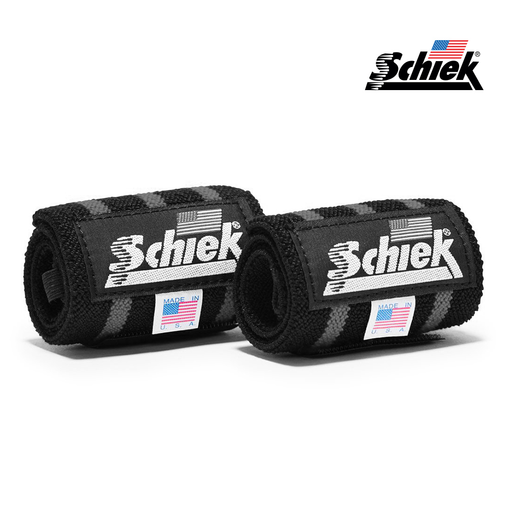 SCHIEK 1112S 블랙아웃 헬스 리스트랩 손목 보호대 시크 쉬크 - 메인 이미지