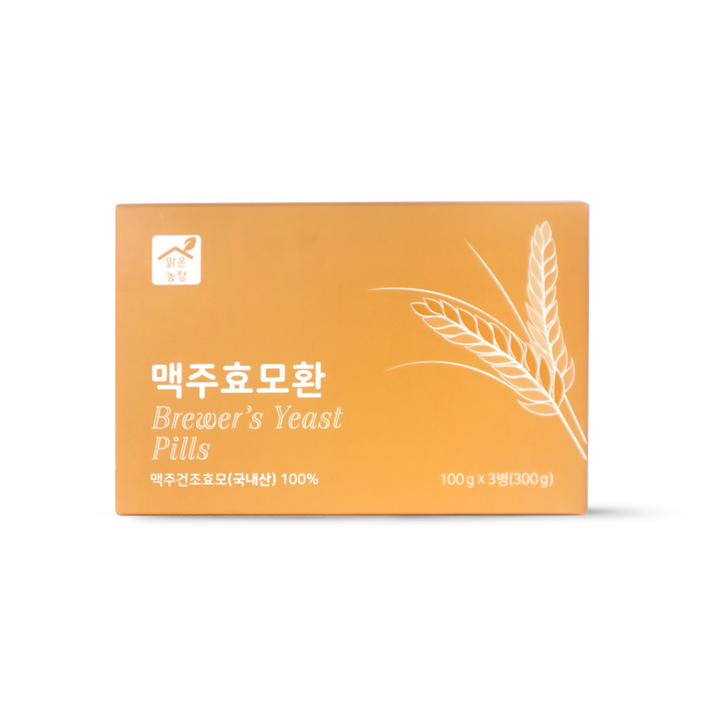 맑은농장 국내산 맥주효모 환 세트 100g x 3개입 - 상세 이미지 3