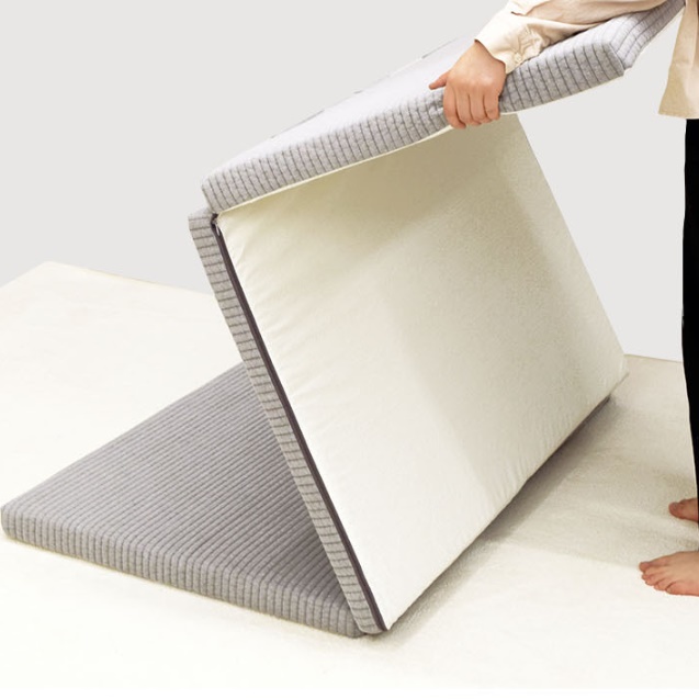 자취 접는토퍼 바닥용매트리스 손님용매트리스 접이식매트릭스 싱글