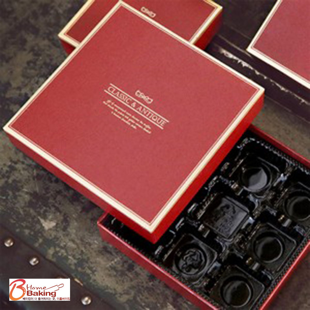 초콜릿상자 고급레드 9구 포장박스 발렌타인데이 파베 수제초콜릿 만들기 선물상자 DIY - 상품 이미지
