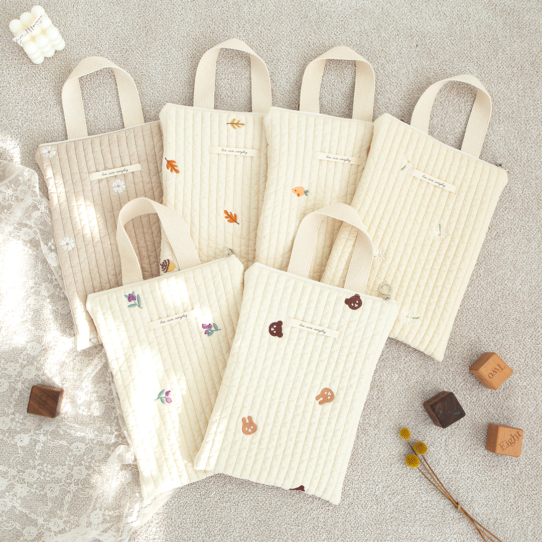 마롤로뜨 100수 국민 기저귀 가방 누빔면 파우치 아기 미니 이너백