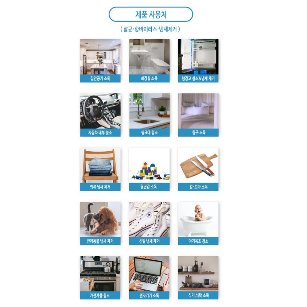 미산성 차아염소산수 4L 뿌리는소독제 소독약 아기욕조세정제 냉장고탈취 살균 스프레이 - 상세 이미지 2