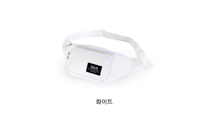 남자 여자 심플 간편한 힙색 나들이 외출 여행 레더 귀여운 벨트쌕 핸드폰 지갑 허리가방 이미지 6