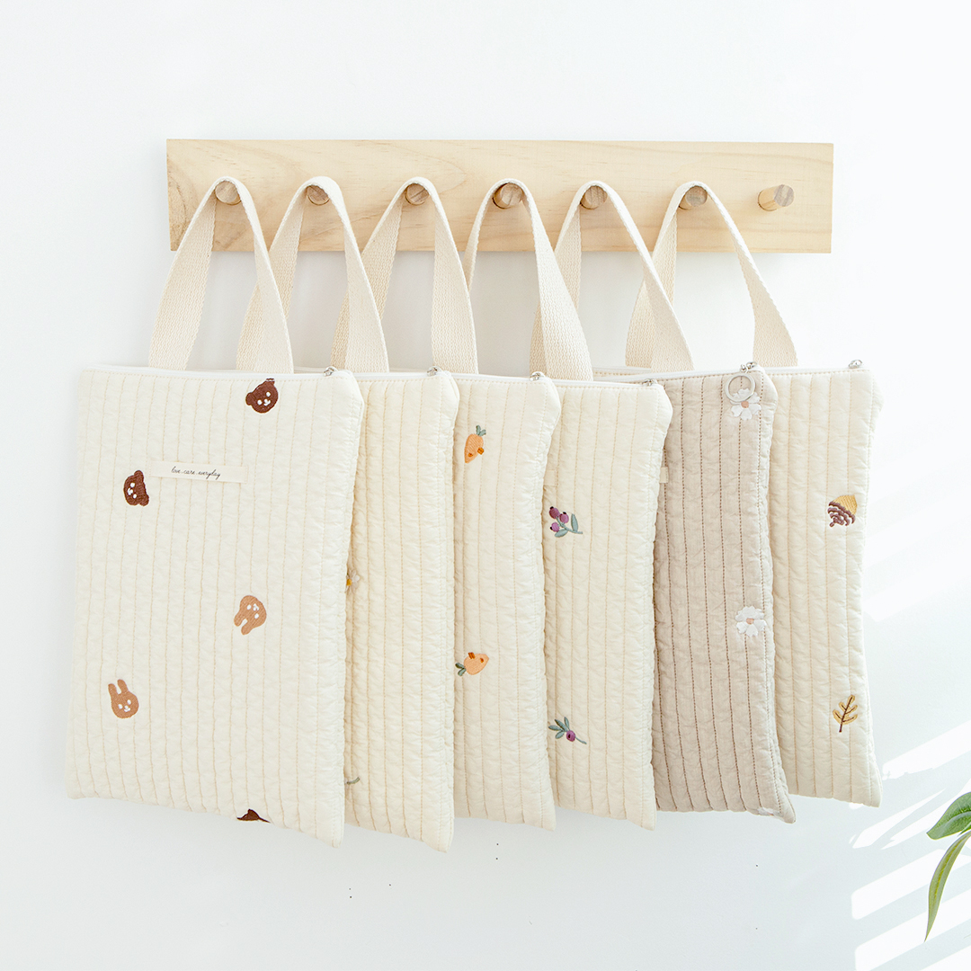 마롤로뜨 100수 국민 기저귀 가방 누빔면 파우치 아기 미니 이너백