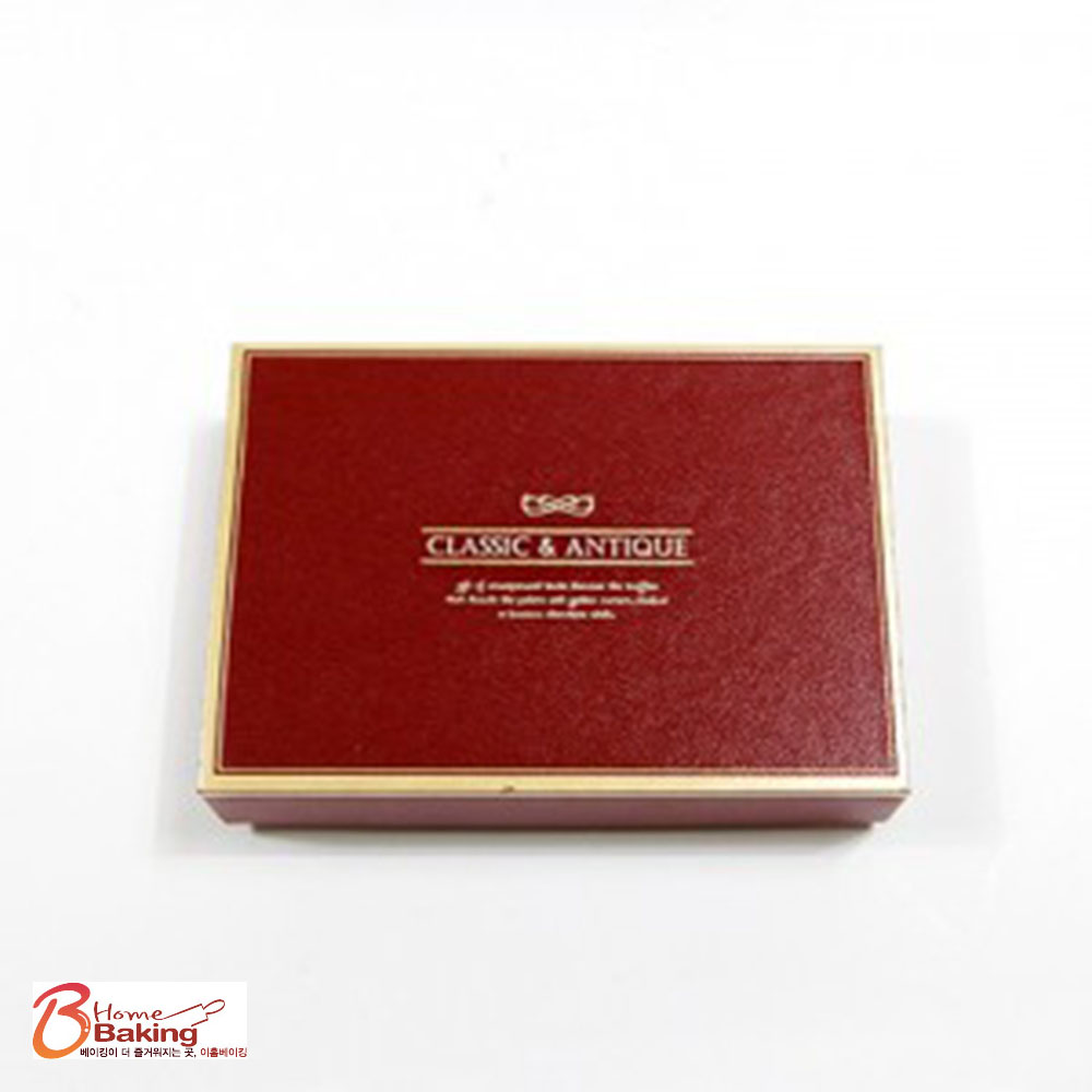 초콜릿상자 고급레드 6구 포장박스 발렌타인데이 파베 수제초콜릿 만들기 선물상자 DIY - 상품 이미지