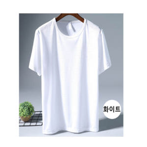 아이 스필 메쉬 반팔 티셔츠 냉감 남자 여름 쿨티셔츠 냉감티 쿨론티 남성... 착용 후기 | 사이즈/핏 총정리 - 상품 이미지 2