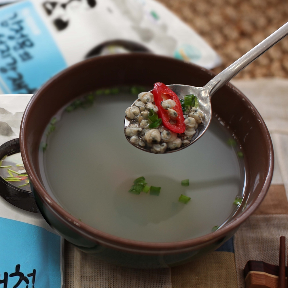 사나래 김정문의 섬진강 재첩국 300g, 500g 하동재첩국 - 상세 이미지 2