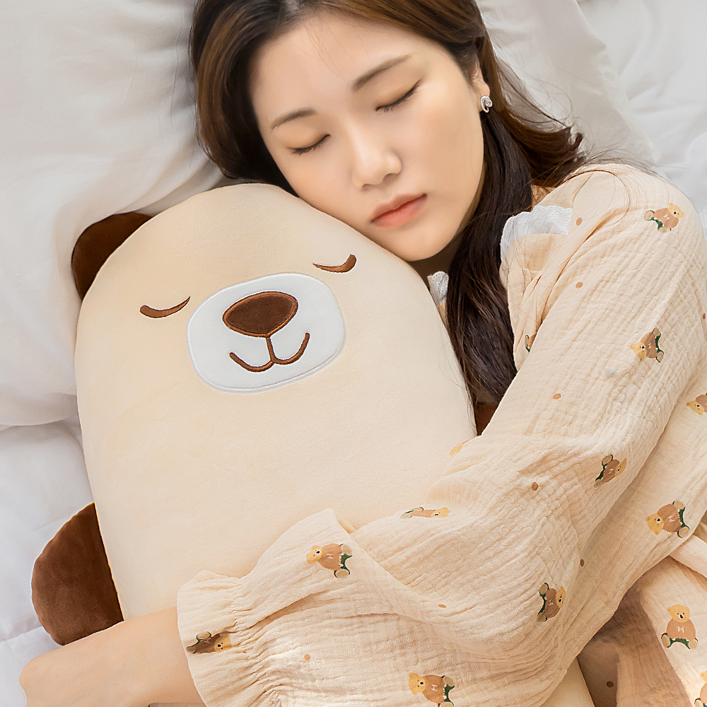 레토 쫀득한 모찌 인형 곰 바디필로우 임산부 롱쿠션 100cm LBP-LB05