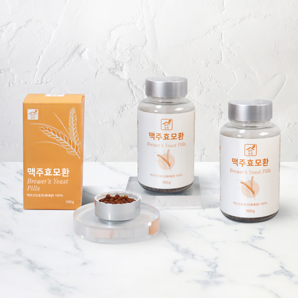 맑은농장 국내산 맥주효모 환 세트 100g x 3개입 - 상세 이미지 5