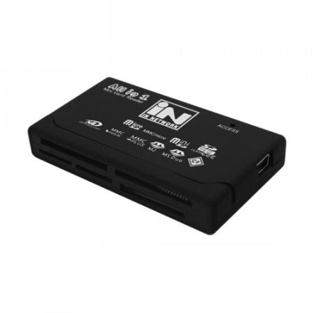 CF 마이크로SD M2 XD지원 USB2.0 올인원카드리더기 IN-UACARD