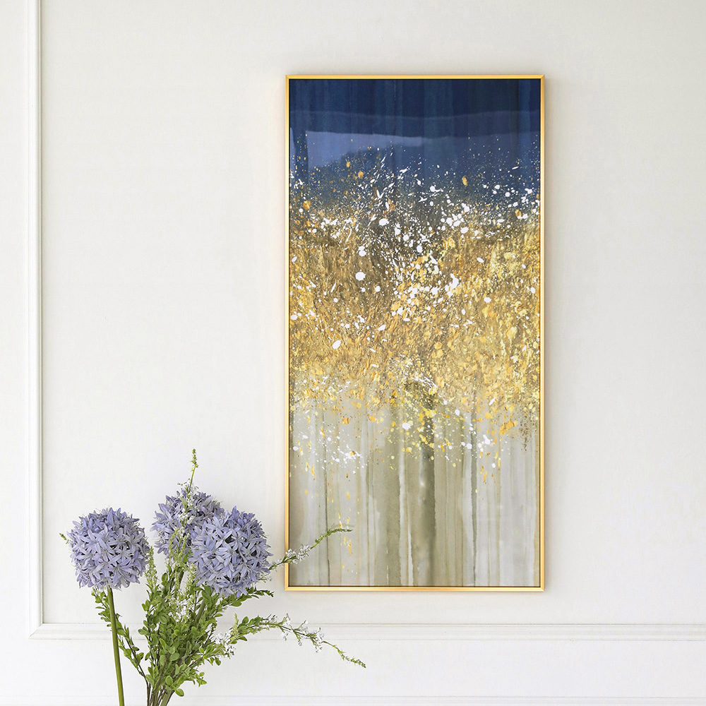 골든트리 황금 돈나무 개업 선물 금전수 돈들어오는 그림 액자 A타입/세로형 42x82cm - 상세 이미지 2