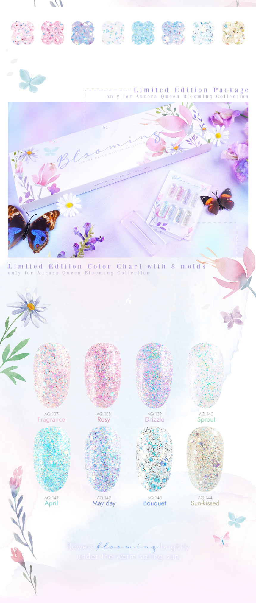 Blooming Collection Color Chart