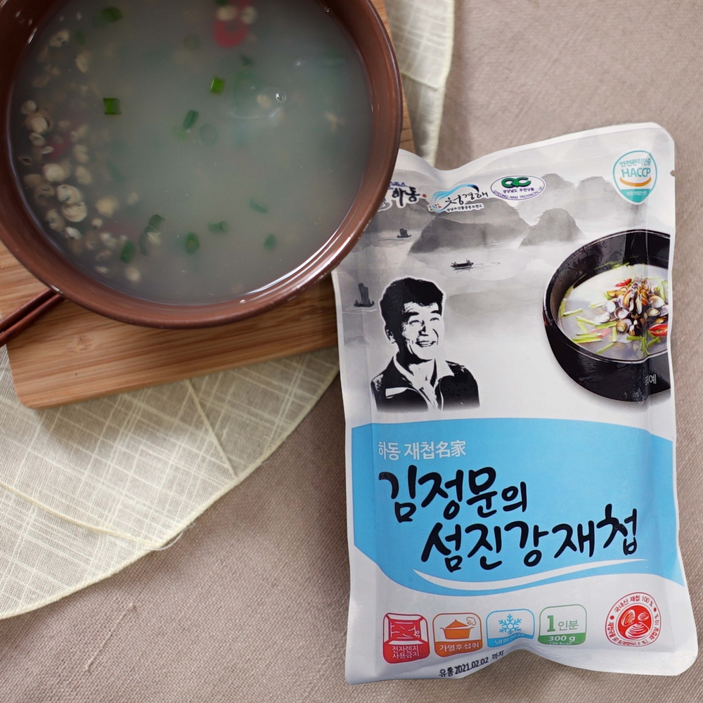 사나래 김정문의 섬진강 재첩국 300g, 500g 하동재첩국 - 상세 이미지 5