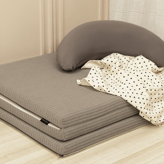 자취 매트리스 접는토퍼 바닥용 손님용매트리스 접이식매트릭스 더블