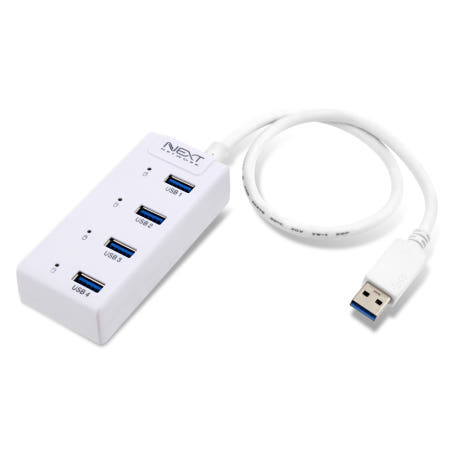 NEXTU NEXT-505UHP USB 3.0 4포트 유전원 허브 포트별 LED